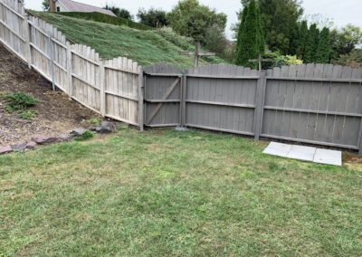 fence cleaning and staining